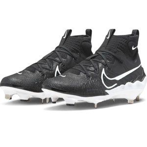 Nike Alpha Huarache NXT Black/White Baseball Cleats-DJ6517001-Men's Size 8.5 NEW